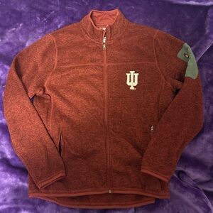 Vintage Indiana Hoosiers 58 Sports Sweater Size Large Red